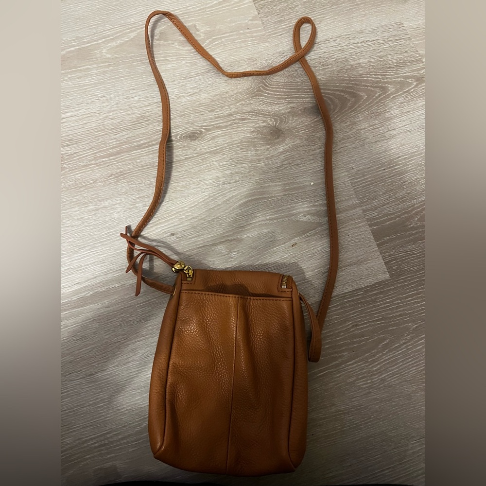 HOBO Tan Leather Crossbody Bag